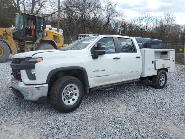 1GB4WRE78NF221915 - 2022 CHEVROLET SILVERADO C3500 WHITE photo 1