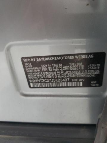 WBXHT3C37J5K23497 - 2018 BMW X1 XDRIVE28I SILVER photo 14