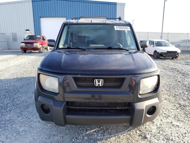 5J6YH27756L801129 - 2006 HONDA ELEMENT EX BLACK photo 5