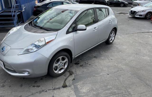 JN1AZ0CP4CT023631 - 2012 NISSAN LEAF SV SILVER photo 2