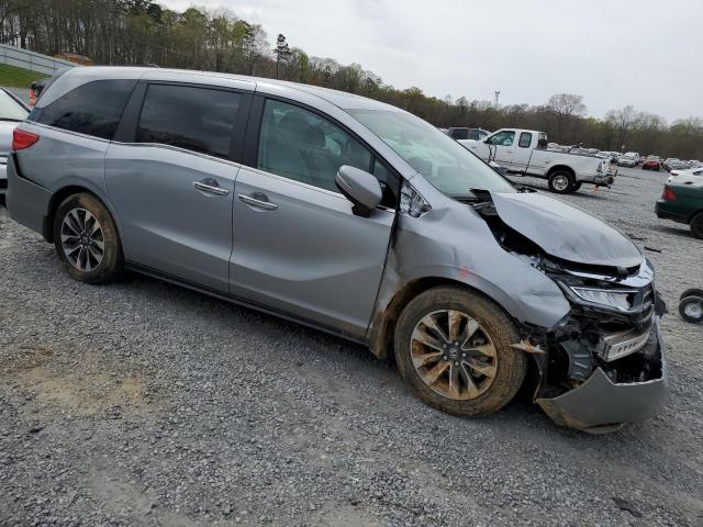 5FNRL6H64RB005565 - 2024 HONDA ODYSSEY EXL SILVER photo 4