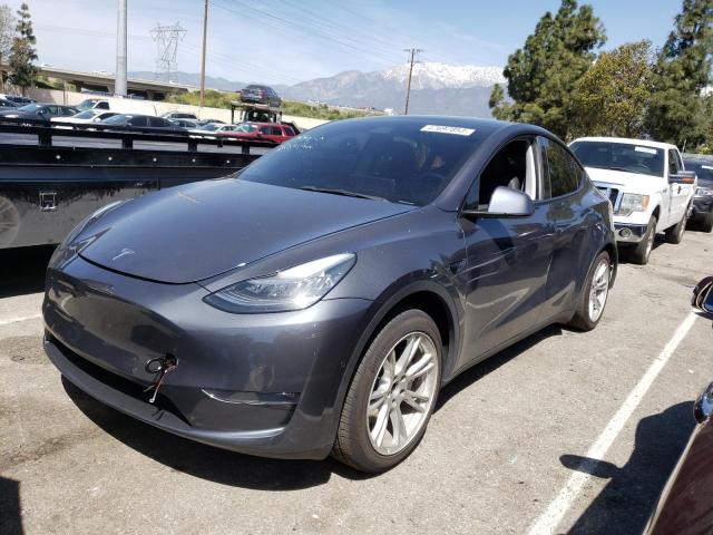 5YJYGDEE1MF093533 - 2021 TESLA MODEL Y GRAY photo 1