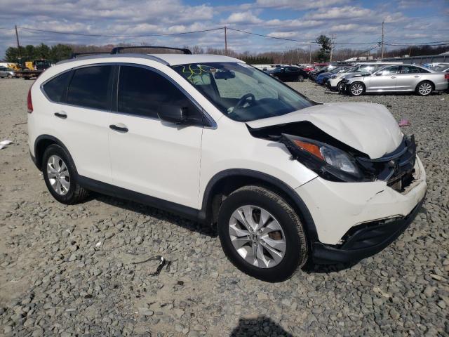 5J6RM4H36DL077701 - 2013 HONDA CR-V LX WHITE photo 4