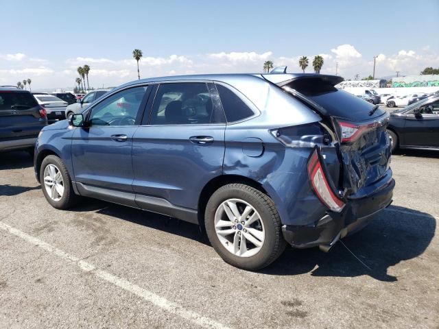 2FMPK4J93JBB95620 - 2018 FORD EDGE SEL BLUE photo 2