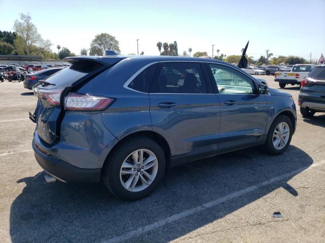 2FMPK4J93JBB95620 - 2018 FORD EDGE SEL BLUE photo 3