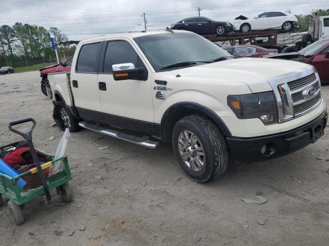 1FTPW12V39FA26730 - 2009 FORD F150 SUPERCREW WHITE photo 4