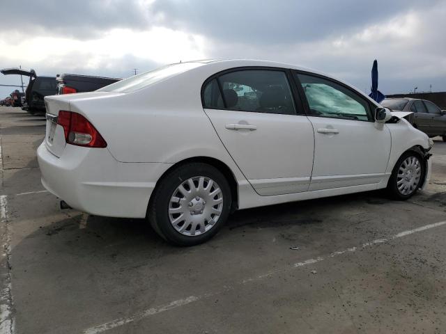 2HGFA1F55AH554794 - 2010 HONDA CIVIC LX WHITE photo 3