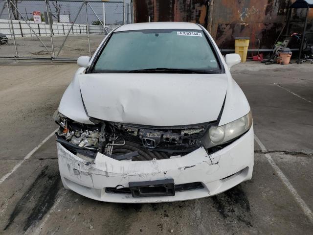 2HGFA1F55AH554794 - 2010 HONDA CIVIC LX WHITE photo 5