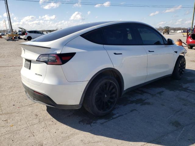 5YJYGDEF3LF001975 - 2020 TESLA MODEL Y WHITE photo 3