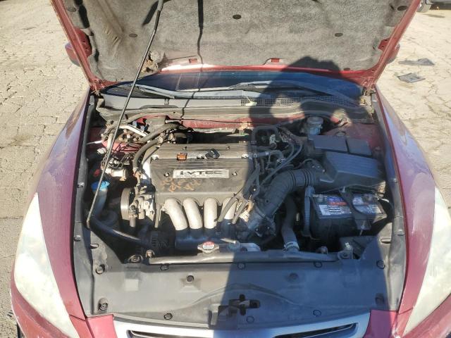 1HGCM566X4A011499 - 2004 HONDA ACCORD EX RED photo 11