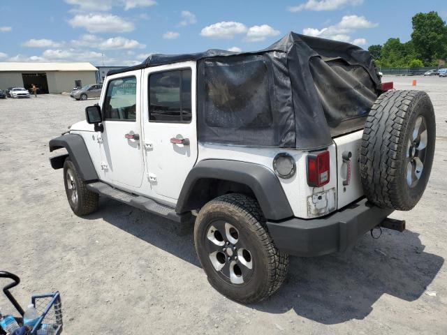 1J4BA5H13BL532659 - 2011 JEEP WRANGLER U SAHARA WHITE photo 2
