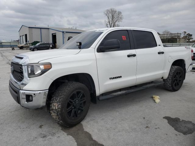 5TFEM5F14KX138528 - 2019 TOYOTA TUNDRA CREWMAX SR5 WHITE photo 1