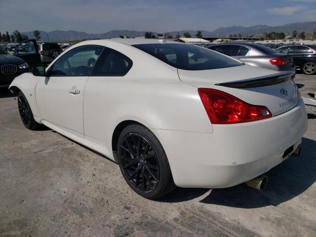 JN1CV6EK7FM870389 - 2015 INFINITI Q60 JOURNEY WHITE photo 2