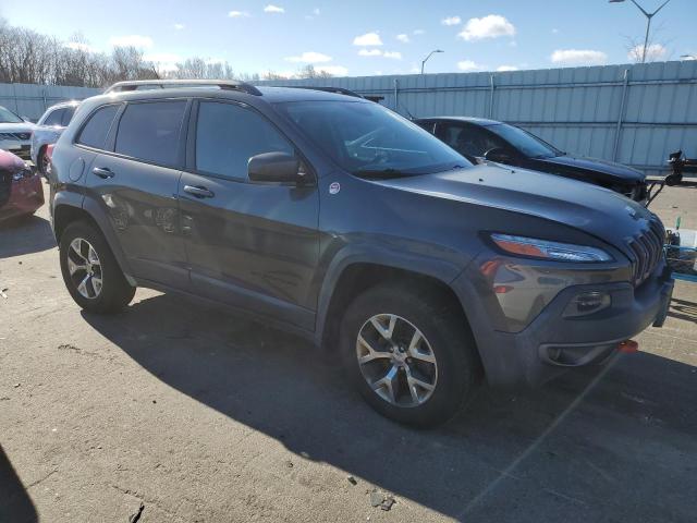 1C4PJMBS0FW618801 - 2015 JEEP CHEROKEE TRAILHAWK GRAY photo 4