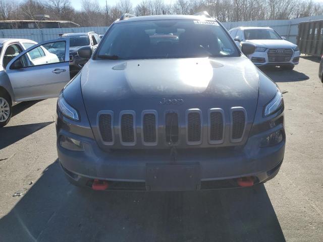 1C4PJMBS0FW618801 - 2015 JEEP CHEROKEE TRAILHAWK GRAY photo 5