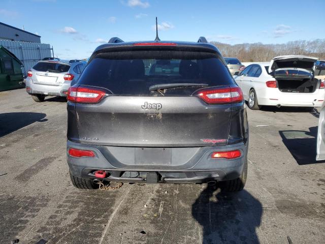 1C4PJMBS0FW618801 - 2015 JEEP CHEROKEE TRAILHAWK GRAY photo 6