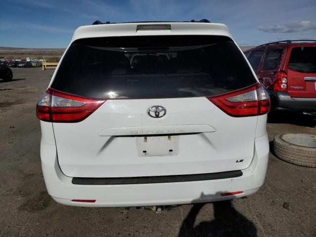 5TDKZ3DCXHS793997 - 2017 TOYOTA SIENNA LE WHITE photo 6