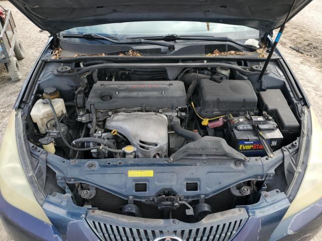 4T1CE38PX4U797658 - 2004 TOYOTA CAMRY SOLA SE BLUE photo 11