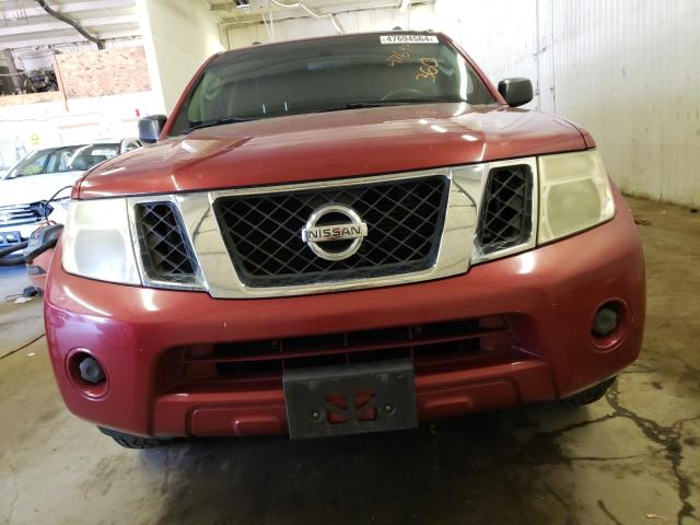 5N1AR1NN5AC629169 - 2010 NISSAN PATHFINDER S RED photo 5