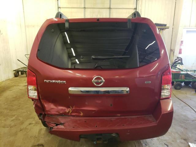 5N1AR1NN5AC629169 - 2010 NISSAN PATHFINDER S RED photo 6