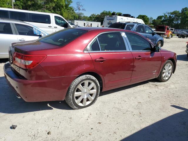 3LNHM26T17R661496 - 2007 LINCOLN MKZ MAROON photo 3