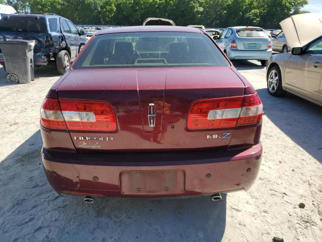 3LNHM26T17R661496 - 2007 LINCOLN MKZ MAROON photo 6