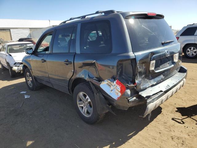 2HKYF18734H601436 - 2004 HONDA PILOT EXL CHARCOAL photo 2