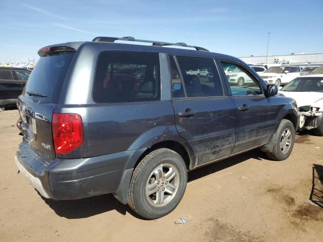 2HKYF18734H601436 - 2004 HONDA PILOT EXL CHARCOAL photo 3