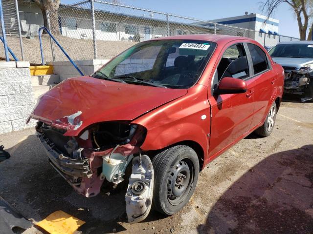 KL1TD56697B053697 - 2007 CHEVROLET AVEO BASE RED photo 1