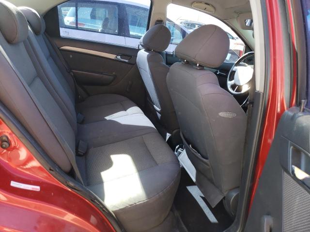 KL1TD56697B053697 - 2007 CHEVROLET AVEO BASE RED photo 10