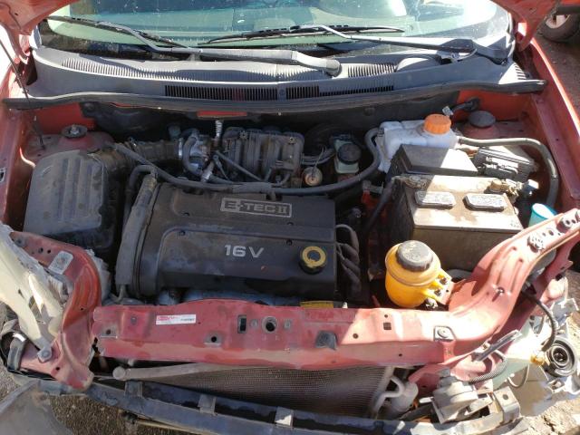 KL1TD56697B053697 - 2007 CHEVROLET AVEO BASE RED photo 11
