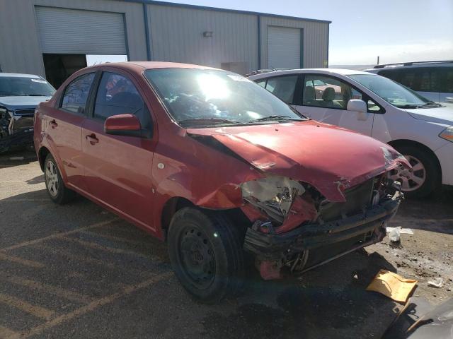 KL1TD56697B053697 - 2007 CHEVROLET AVEO BASE RED photo 4