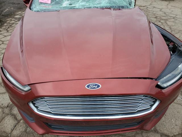 3FA6P0H73ER388782 - 2014 FORD FUSION SE RED photo 11