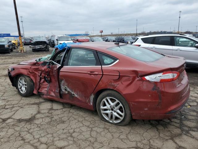 3FA6P0H73ER388782 - 2014 FORD FUSION SE RED photo 2