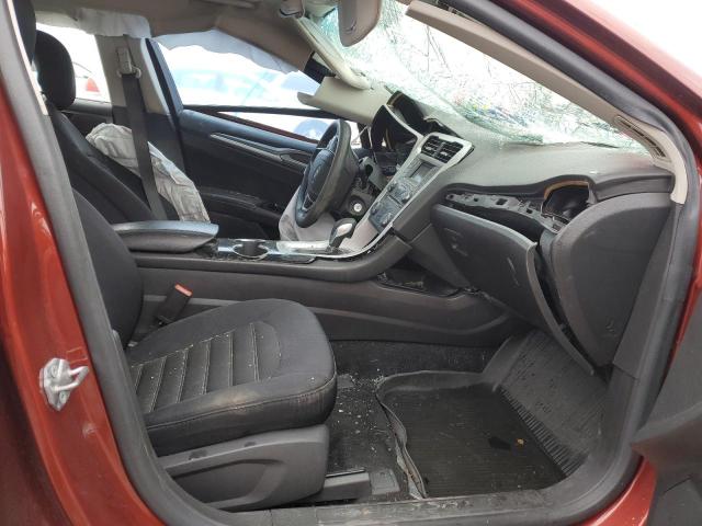 3FA6P0H73ER388782 - 2014 FORD FUSION SE RED photo 7