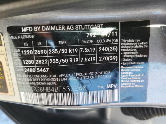 WDCGG8HB4BF633268 - 2011 MERCEDES-BENZ GLK 350 4MATIC SILVER photo 13