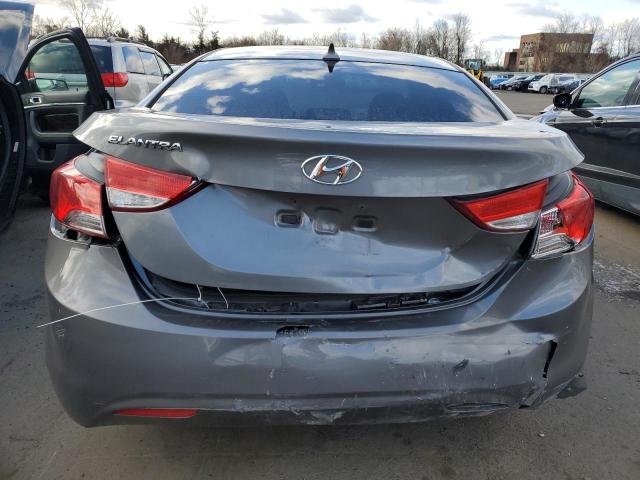 5NPDH4AE9DH198100 - 2013 HYUNDAI ELANTRA GLS GRAY photo 6