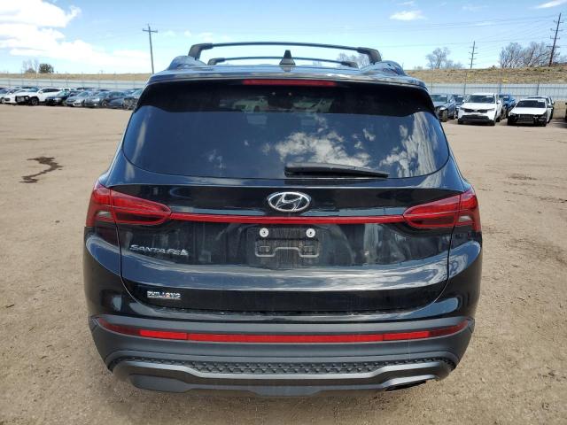 5NMS64AJ6NH439331 - 2022 HYUNDAI SANTA FE SEL BLACK photo 6