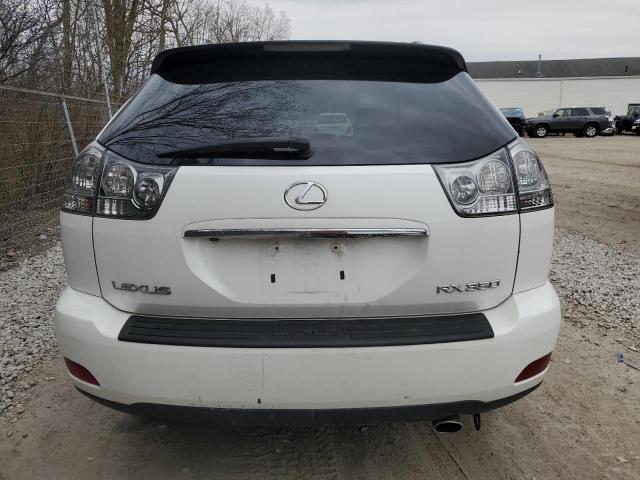 2T2GK31U78C040228 - 2008 LEXUS RX 350 WHITE photo 6