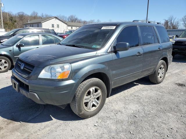 5FNYF18504B006475 - 2004 HONDA PILOT EXL BLACK photo 1