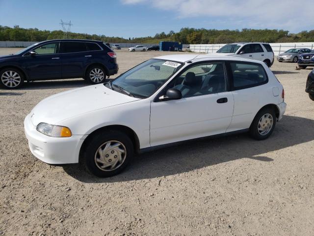 2HGEH2350RH524406 - 1994 HONDA CIVIC CX WHITE photo 1