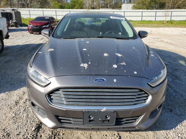 3FA6P0HR5DR258258 - 2013 FORD FUSION SE GRAY photo 5