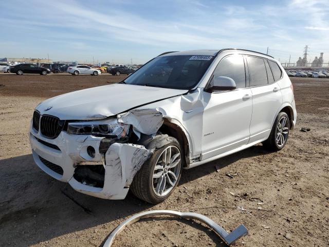 5UXWZ7C30H0X43279 - 2017 BMW X3 SDRIVE28I WHITE photo 1