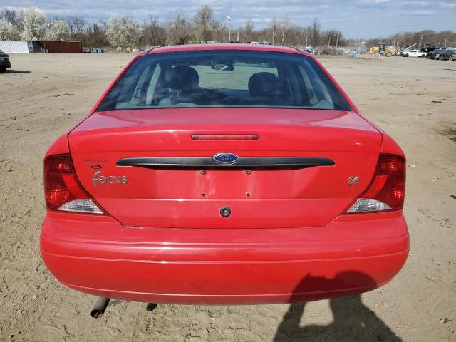 1FAFP34384W132850 - 2004 FORD FOCUS SE COMFORT RED photo 6