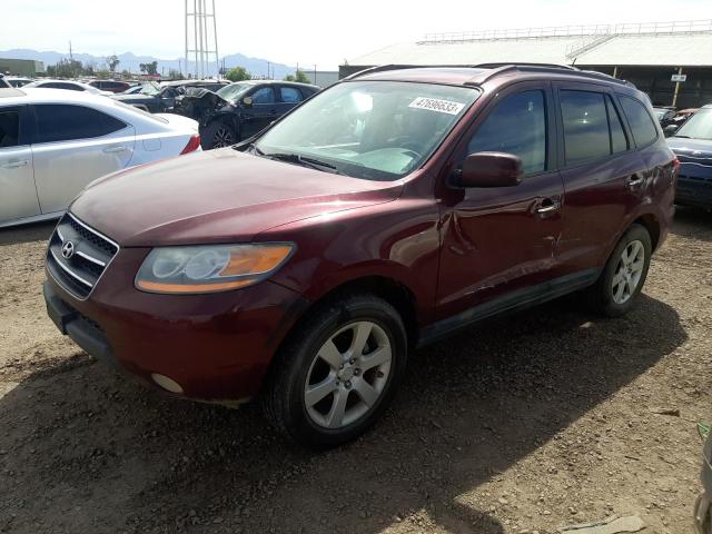 5NMSH13E79H246149 - 2009 HYUNDAI SANTA FE SE MAROON photo 1