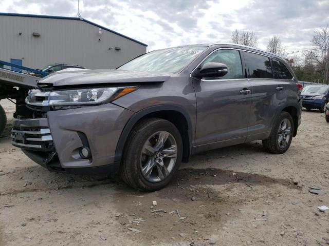 5TDDGRFH1HS033855 - 2017 TOYOTA HIGHLANDER HYBRID LIMITED GRAY photo 1