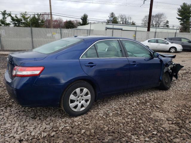 4T1BF3EK3BU685914 - 2011 TOYOTA CAMRY BASE BLUE photo 3