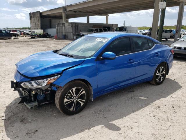 3N1AB8CV7PY308919 - 2023 NISSAN SENTRA SV BLUE photo 1