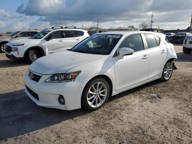 JTHKD5BH1D2150897 - 2013 LEXUS CT 200 WHITE photo 1