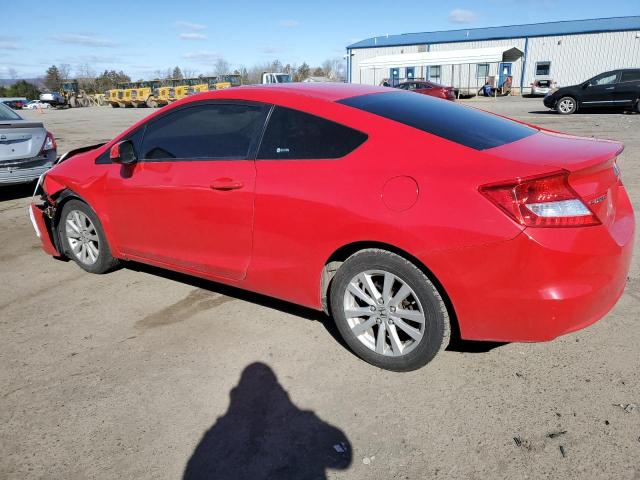 2HGFG3B03CH525902 - 2012 HONDA CIVIC EXL RED photo 2